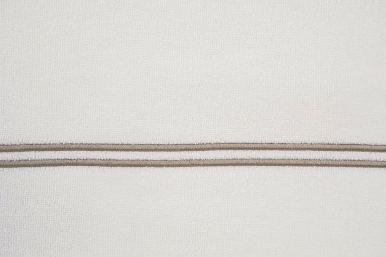 Frette Hotel Classic Bath Towels - Khaki Close-up View for Color Swatch | Fig Linens