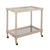 Bar Cart Angle - Isadore Light Cerused Oak Bar Cart by Worlds Away at Fig Linens and Home