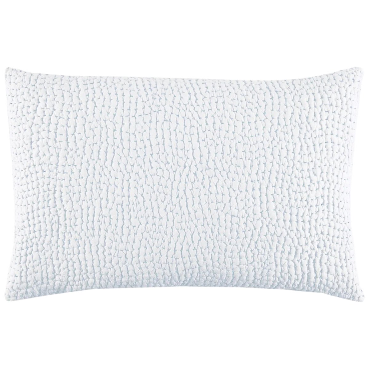 John Robshaw Handstitched Mist Quilted Pillow Sham | Fig Linens and Home 1