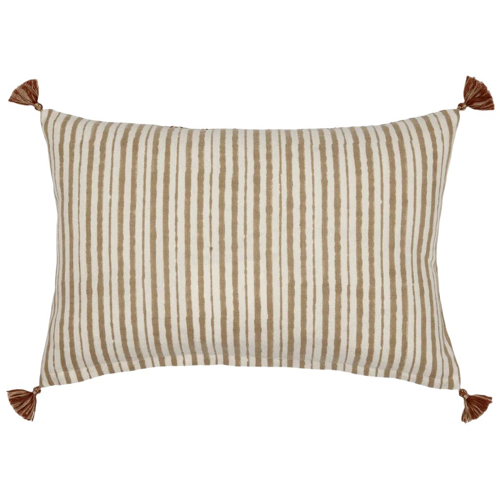 John Robshaw Kidney Lumbar Pillow BhuvSand Pillow | Fig Linens and Home Back