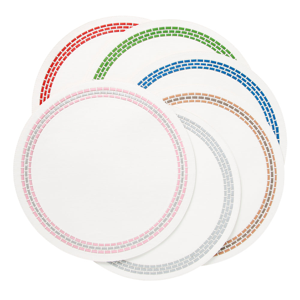 June Beige Placemat Lifestyle | Mode Living at Fig Linens and Home