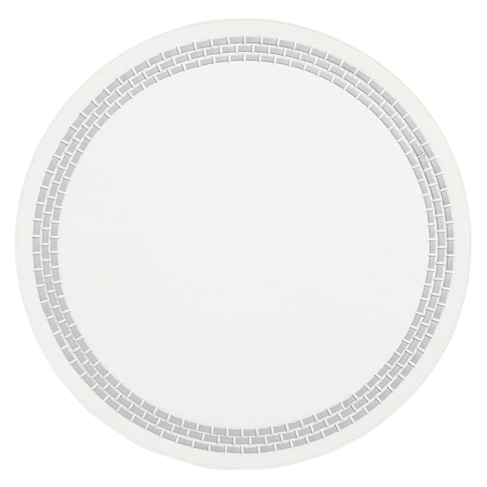 June Gray Placemat Detail 3 | Mode Living at Fig Linens and Home
