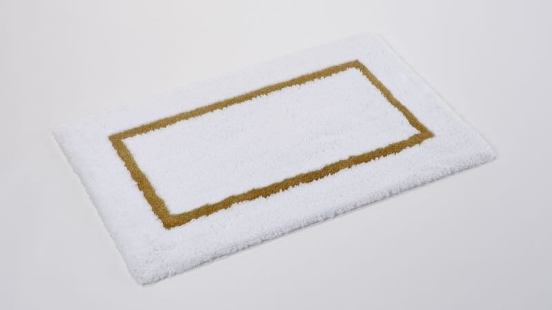 Angle Karat 20x31 Gold 800 Bath Rug by Abyss at Fig Linens and Home