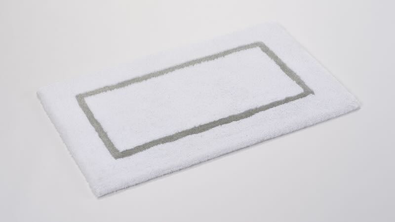 Angle Karat 23x39 Silver 900 Bath Rug by Abyss at Fig Linens and Home