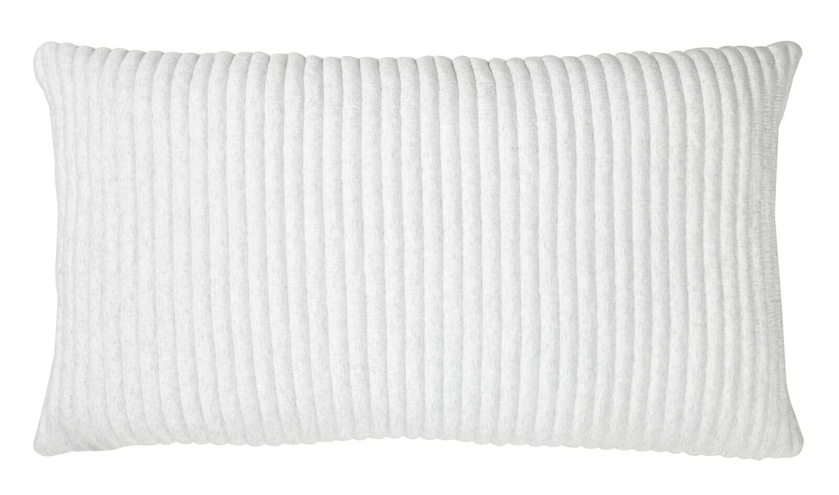Charlton Cotton Jersey Channel Quilt Shams by Orchids Lux Home - White King Sham