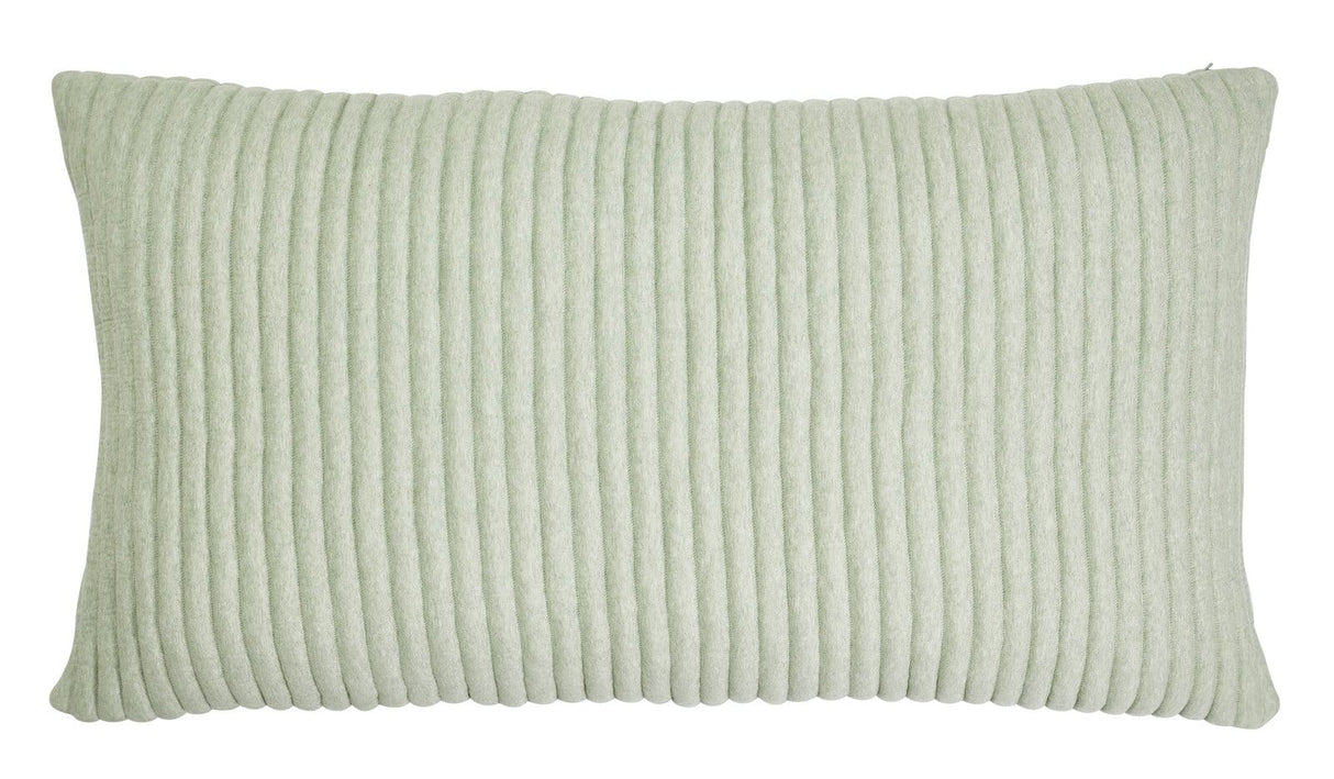 Charlton Cotton Jersey Channel Quilt Shams by Orchids Lux Home - Green King Sham