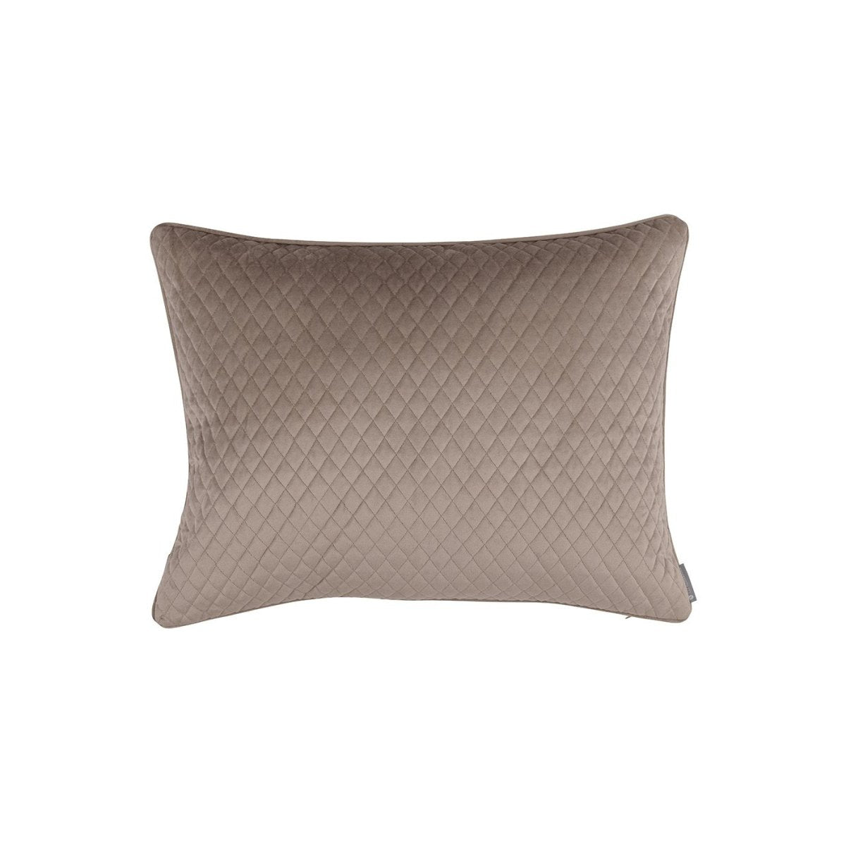 Fig Linens - Valentina Buff Quilted Standard Pillow by Lili Alessandra
