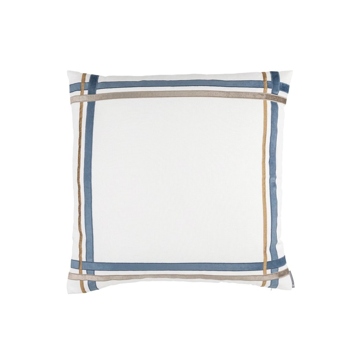 Oliver Smokey Blue Fawn Euro Pillow by Lili Alessandra | Fig Linens