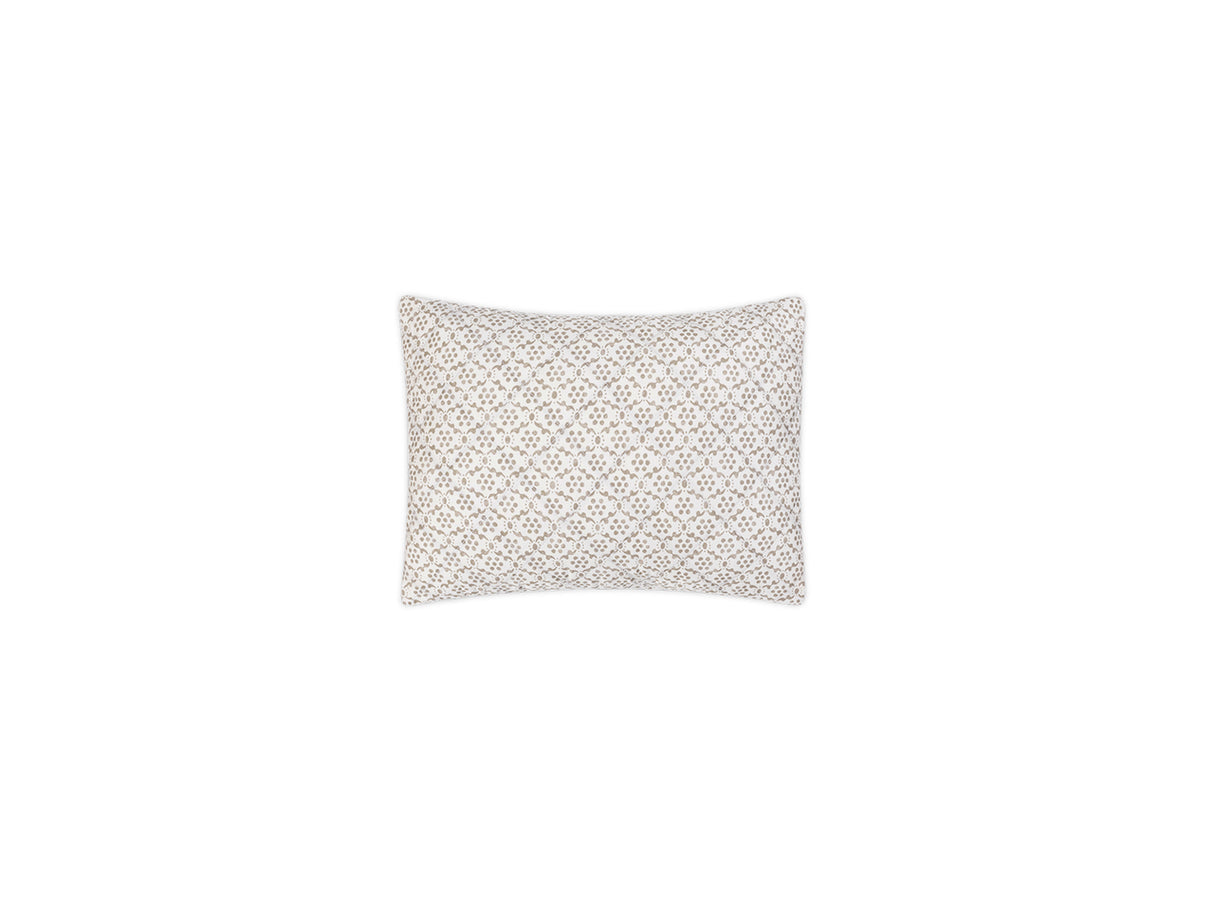 Quilted Boudoir Sham - Laksha Oak Pillow Shams by Matouk Schumacher at Fig Linens and Home