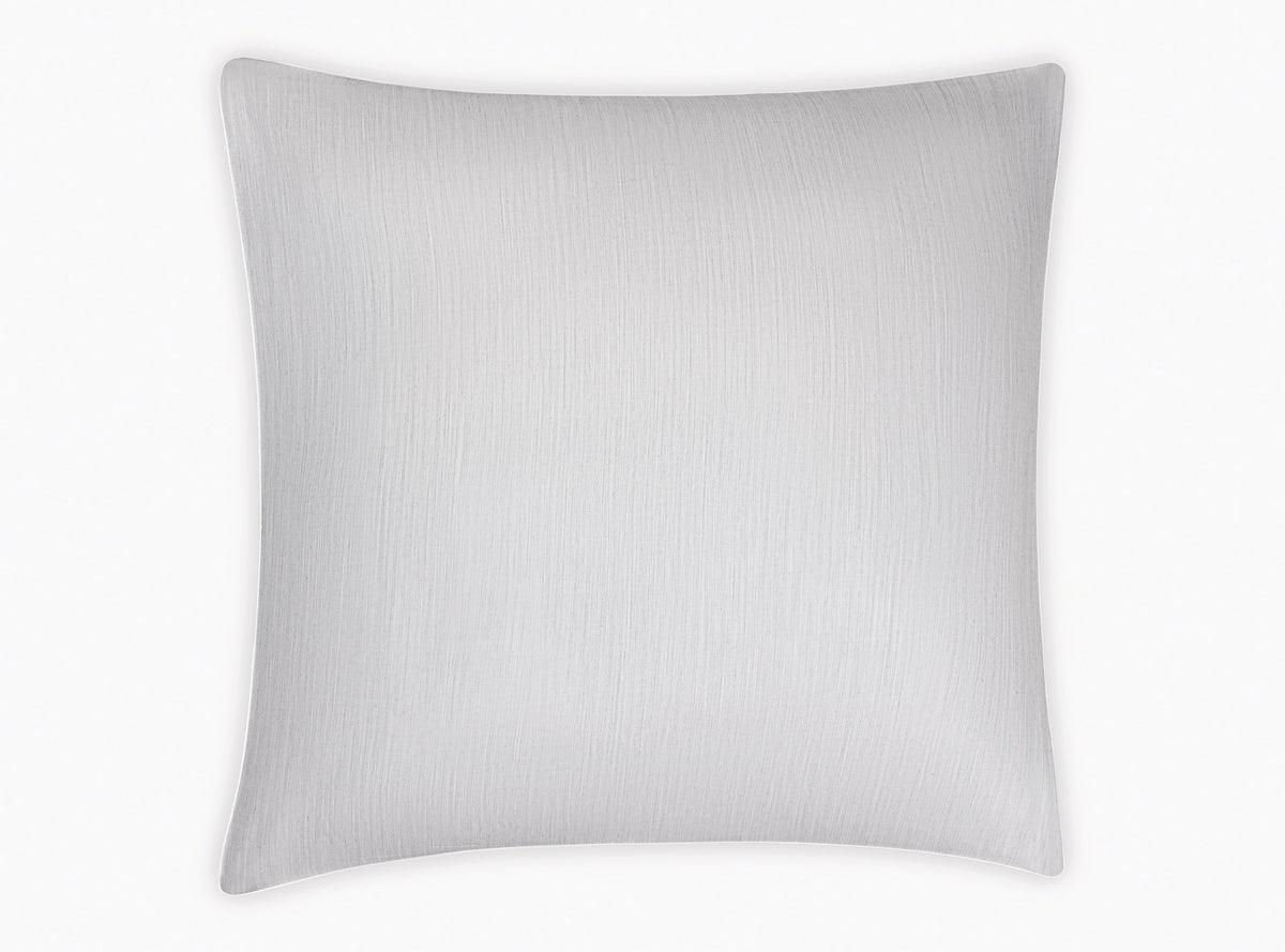 Lana Melange Silver Euro Sham | Matouk at Fig Linens and Home