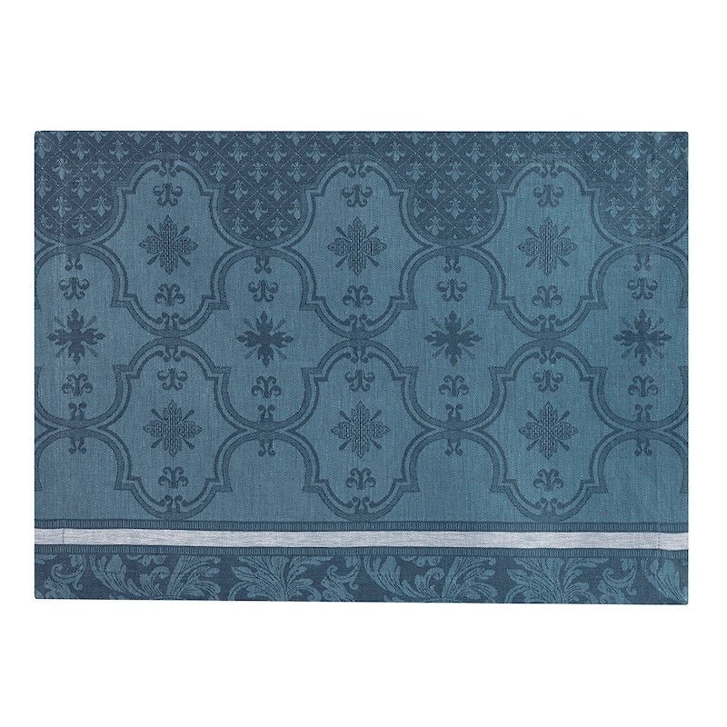 Placemat - Armoiries Cerulean Blue Table Linens by Le Jacquard Français