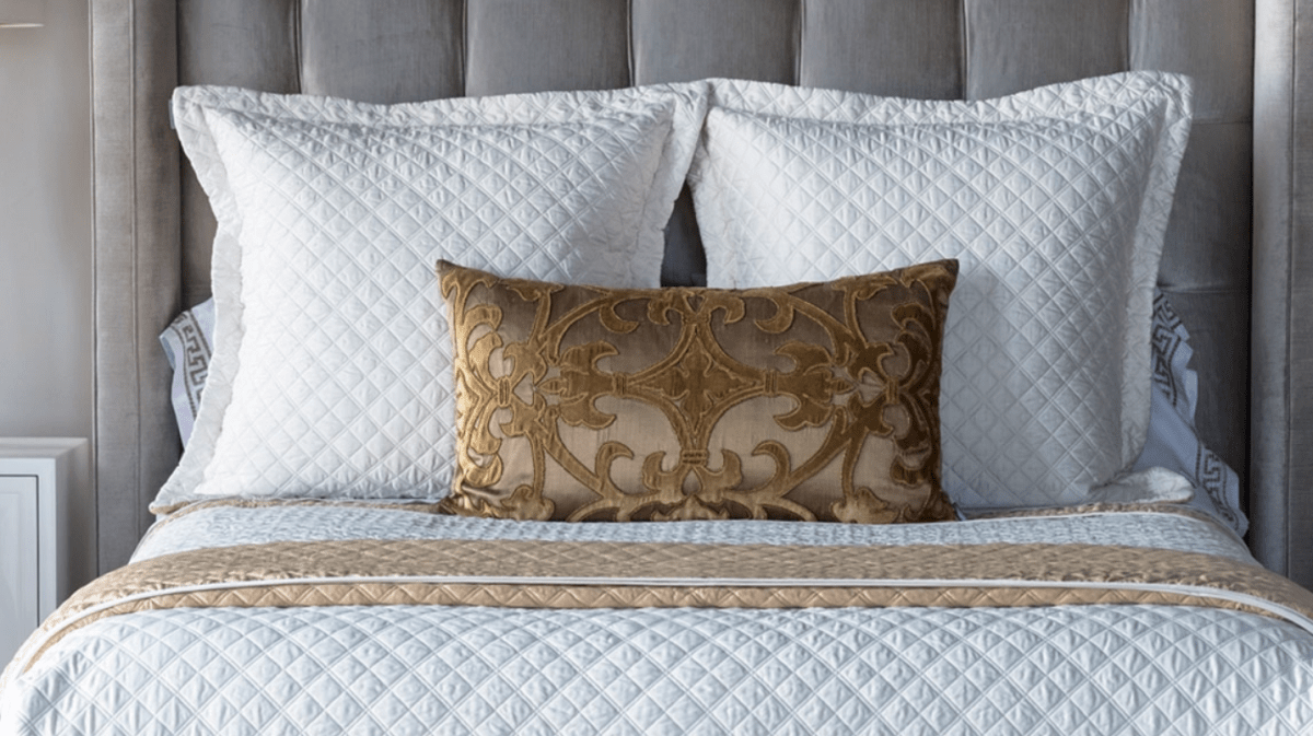 Silk & Sensibility Ivory and Ecru Quilted Coverlets - Lili Alessandra at Fig Linens