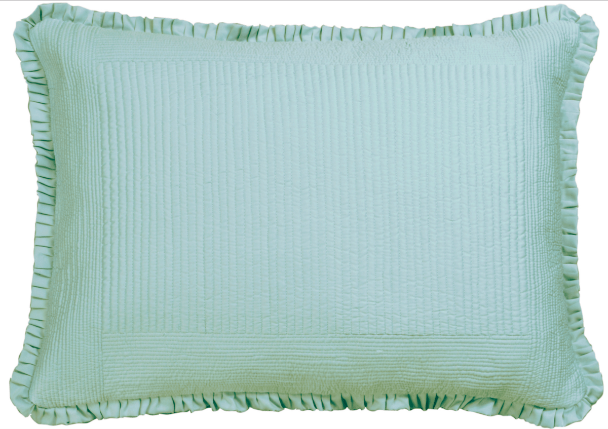 Lili alessandra Battersea Sea Foam Standard Pillow