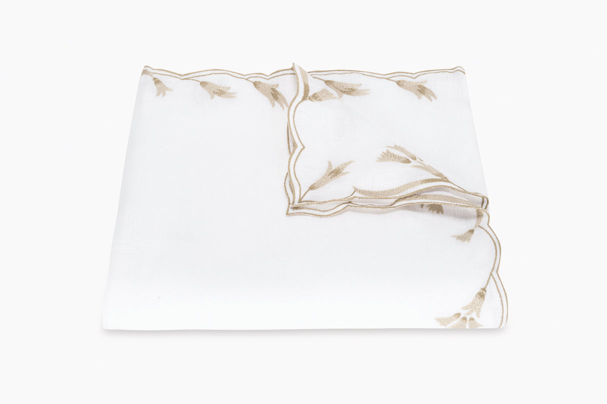 Marcella Dune Tablecloth | Matouk at Fig Linens and Home