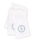 Matouk Carta Linens Guest Towels - Monogrammed in Letter H