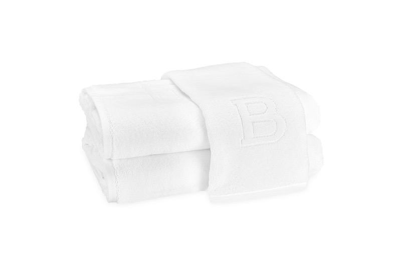 Matouk Auberge Bath Collection by Matouk - Bath Towel 30x60" B at FIG LINENS AND HOME - 4