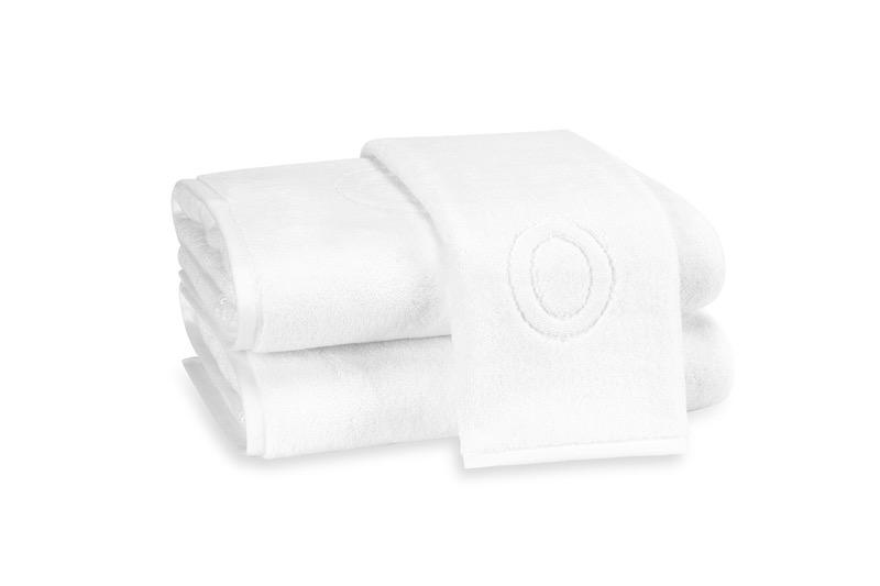 Matouk Auberge Bath Collection by Matouk - Wash Cloth 12x12" O at FIG LINENS AND HOME - 17