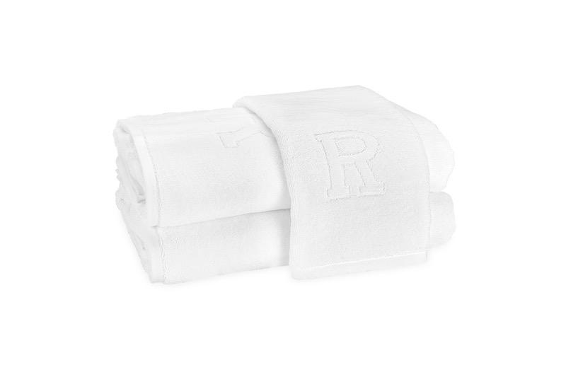 Matouk Auberge Bath Collection by Matouk - Bath Towel 30x60" R at FIG LINENS AND HOME - 19