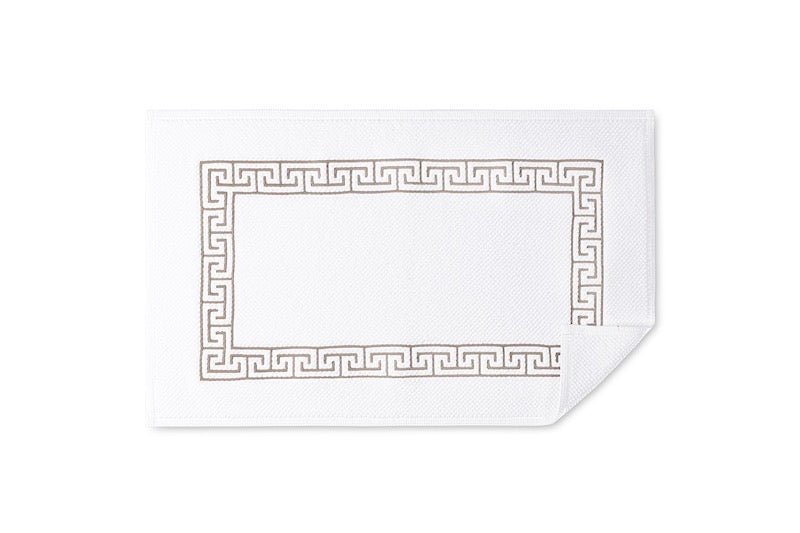 Matouk Bath Rug - Adelphi Truffle Tub Mat at Fig Linens and Home