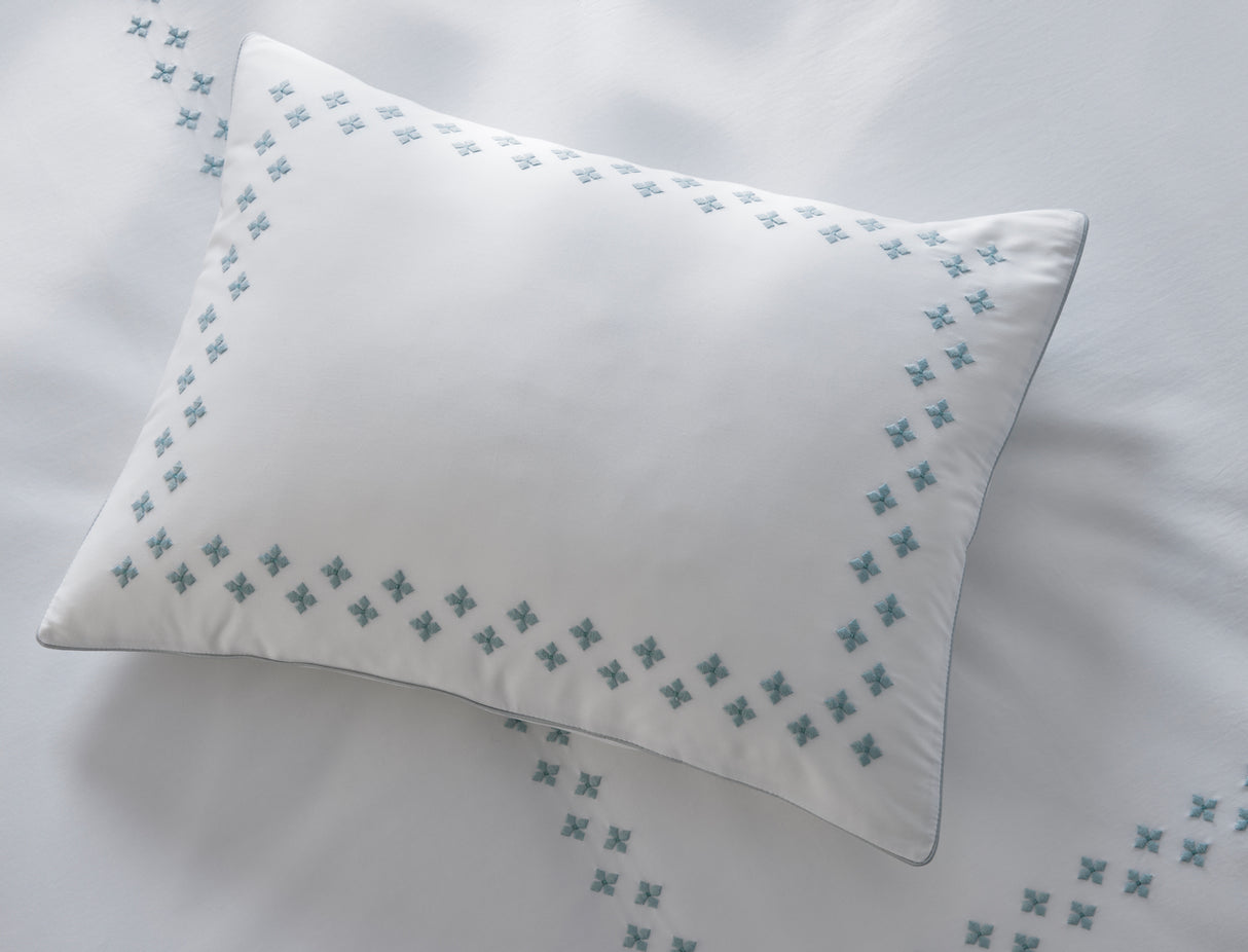 Matouk Casablanca Percale Bedding at Fig Linens and Home - Lifestyle View 2