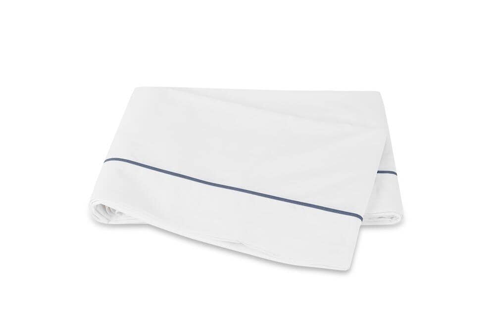 Matouk Bergamo Baltic Flat Sheet | Fig Linens