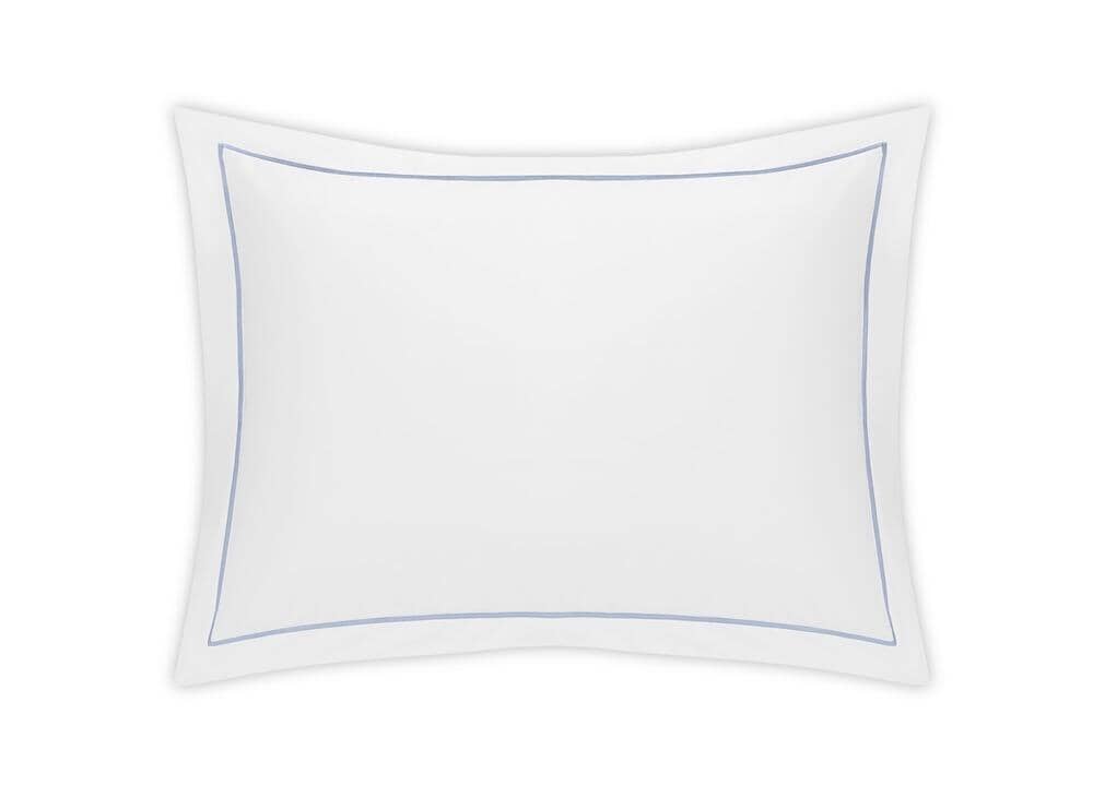 Matouk Bergamo Hazy Blue Sham | Fig Linens