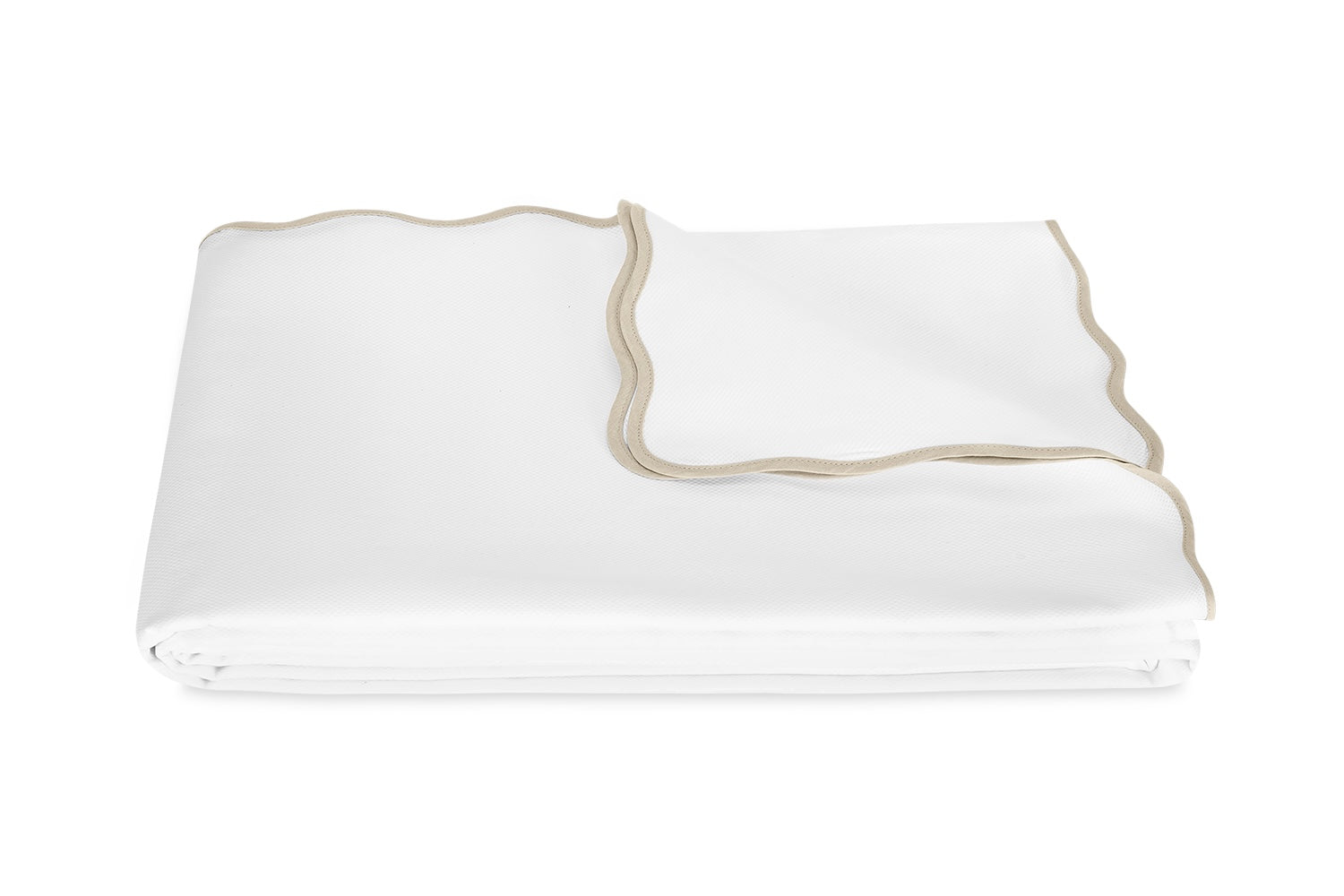 Coverlet - Matouk Camila Pique Dune Blanket Cover at Fig Linens and Home