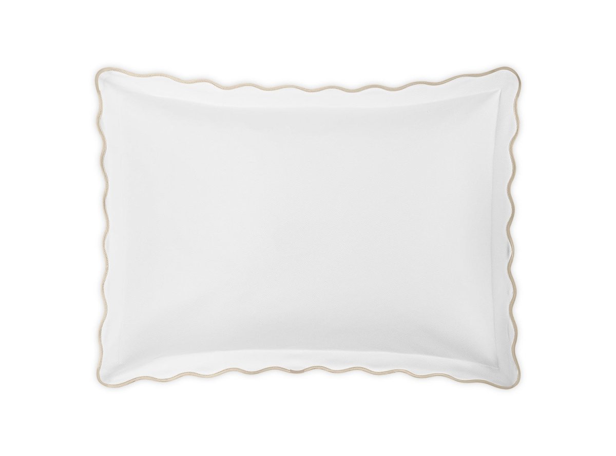 Pillow Sham - Matouk Camila Pique Dune Bedding at Fig Linens and Home