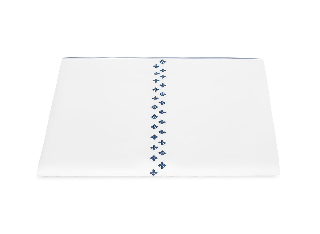 Matouk Casablanca Duvet Cover in Indigo at Fig Linens and Home