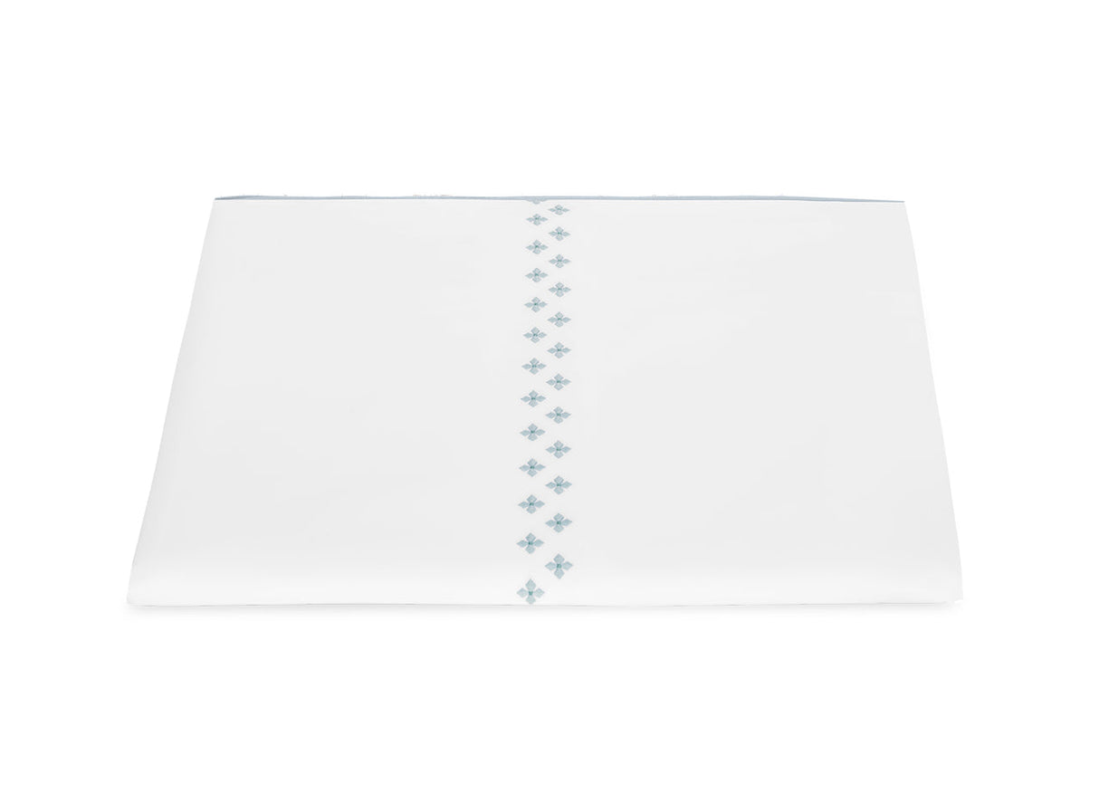 Matouk Casablanca Duvet Cover in Pool at Fig Linens and Home