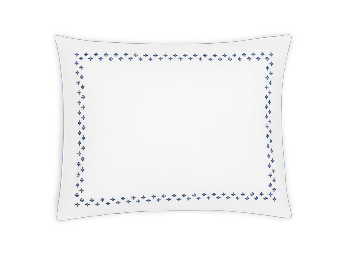 Matouk Casablanca Pillow Sham in Indigo at Fig Linens and Home