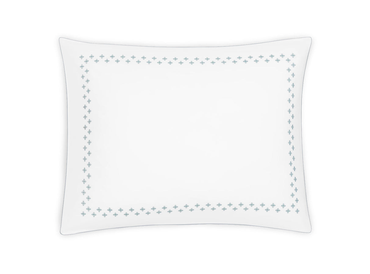 Matouk Casablanca Pillow Sham in Pool at Fig Linens and Home
