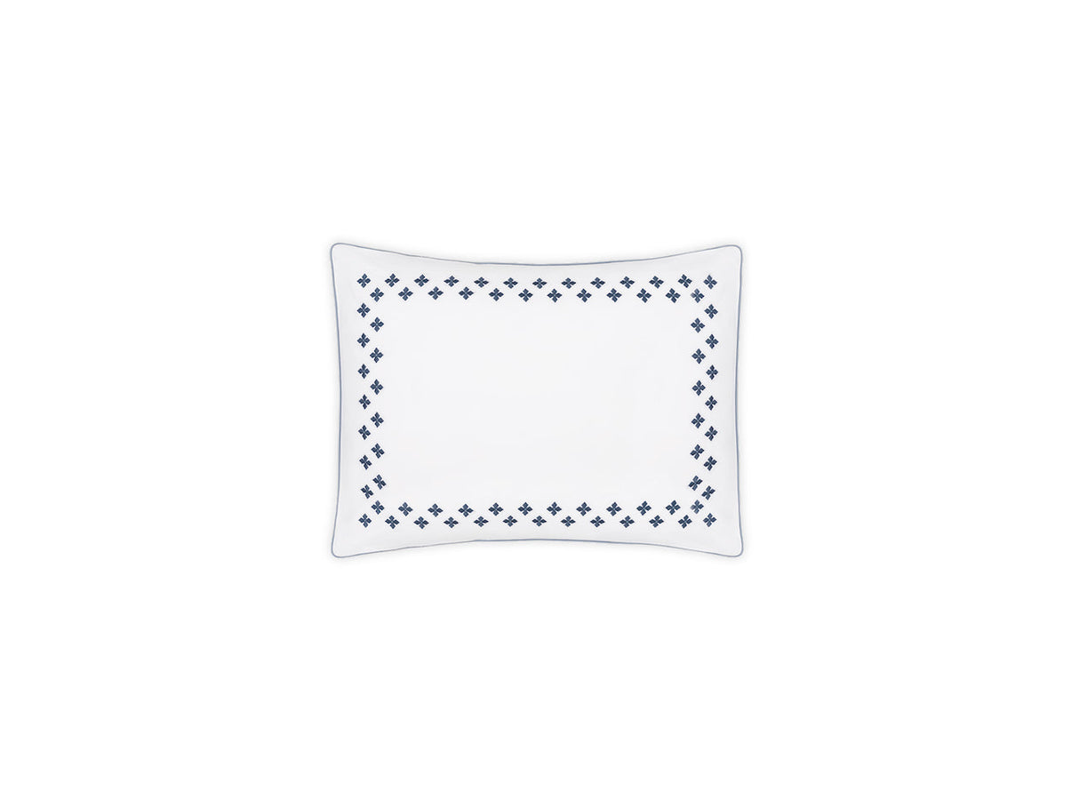 Matouk Casablanca Boudoir Sham in Indigo at Fig Linens and Home