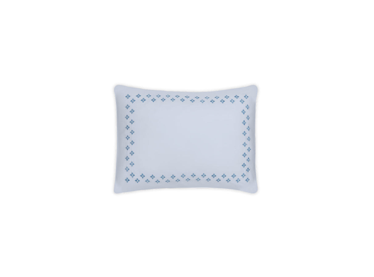 Matouk Casablanca Boudoir Sham in Sky Blue at Fig Linens and Home