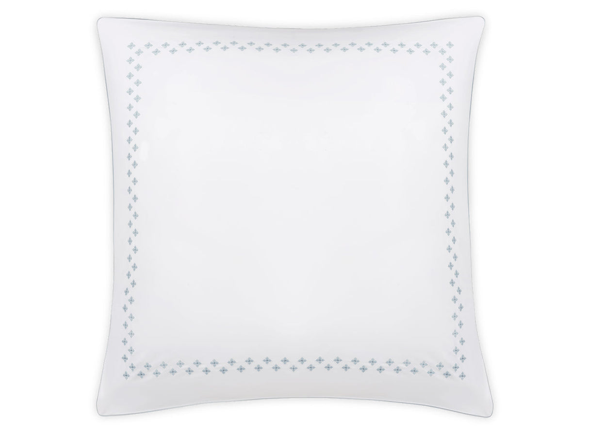 Matouk Casablanca Euro Sham in Pool at Fig Linens and Home