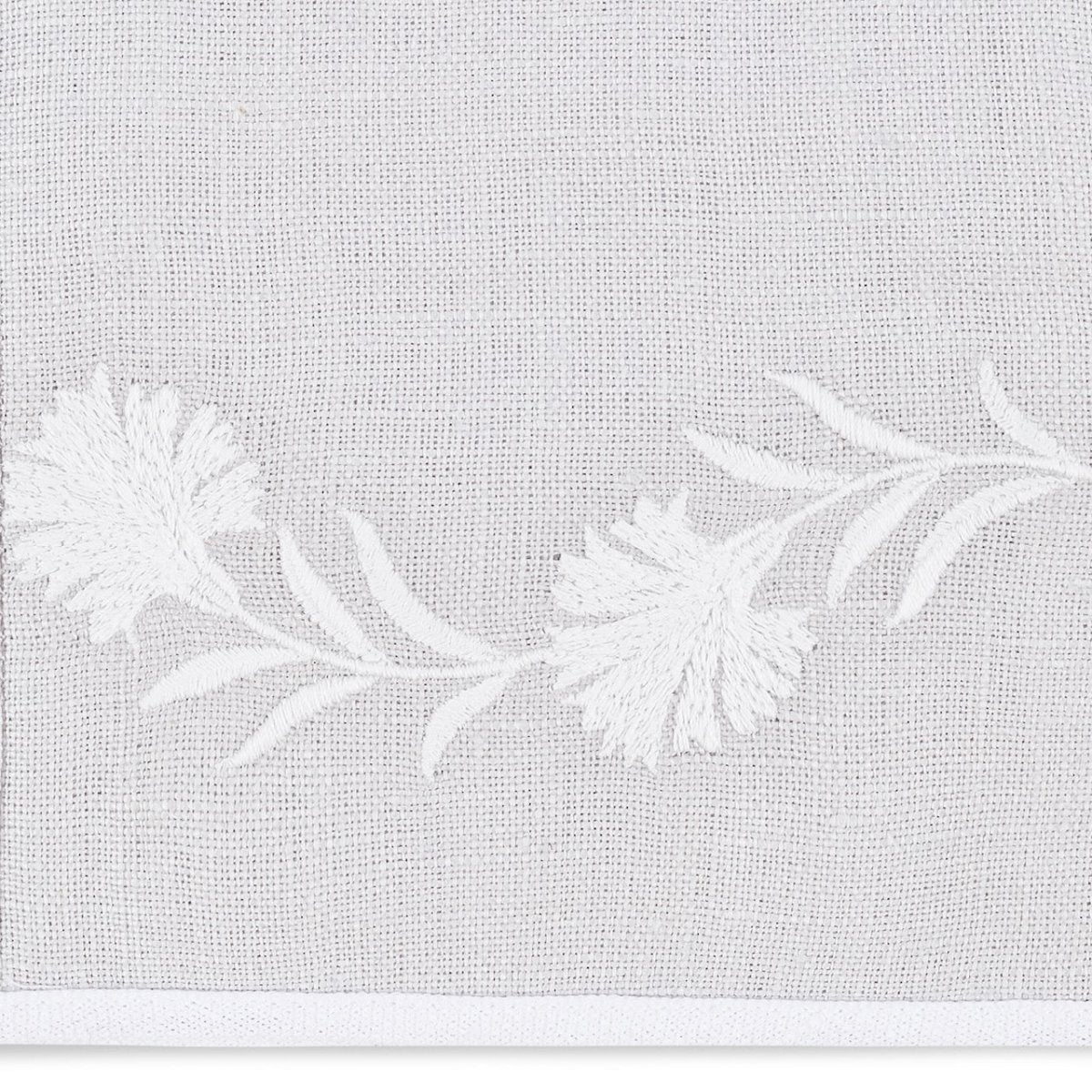 Swatch of Matouk Daphne Linen Quartz Set of 2 Guest Towels at Fig Linens and Home