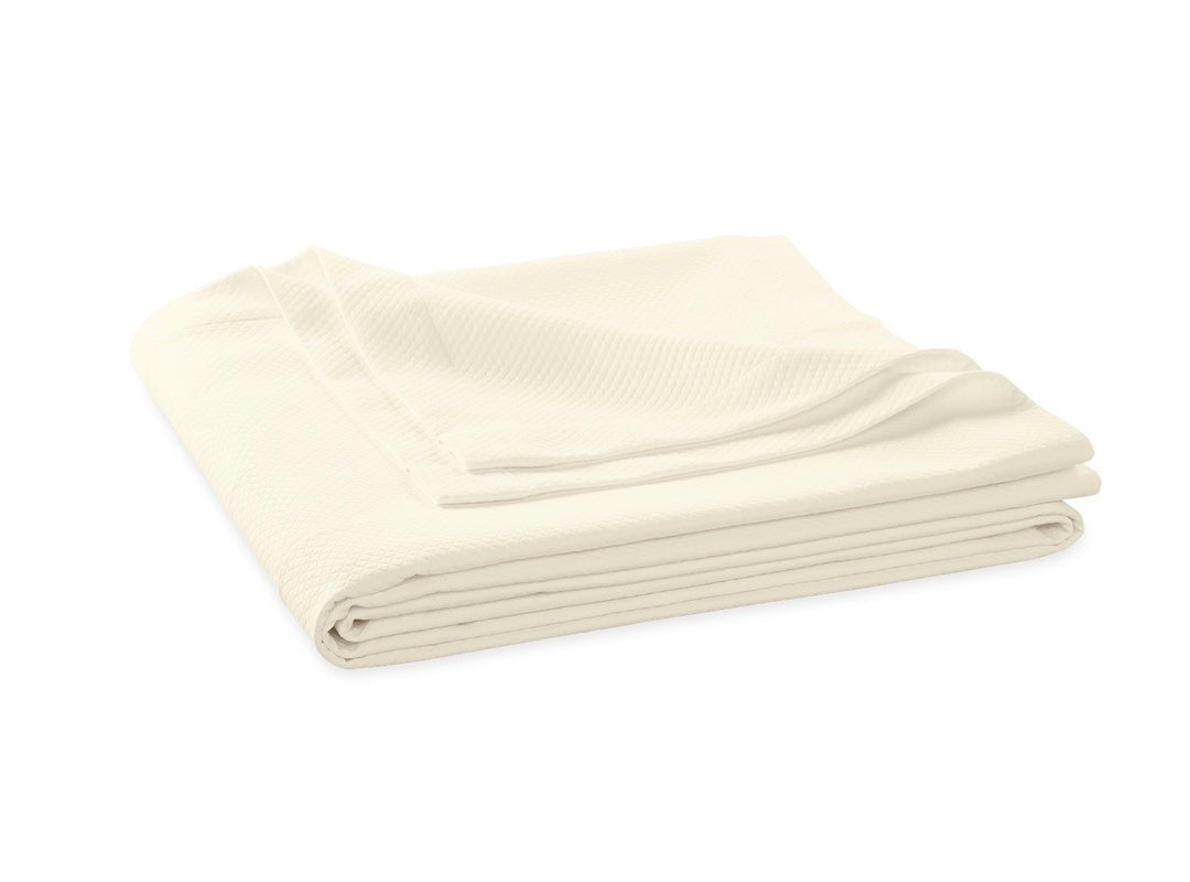 Coverlet - Elliot Ivory Matelasse by Matouk - Fig Linens and Home