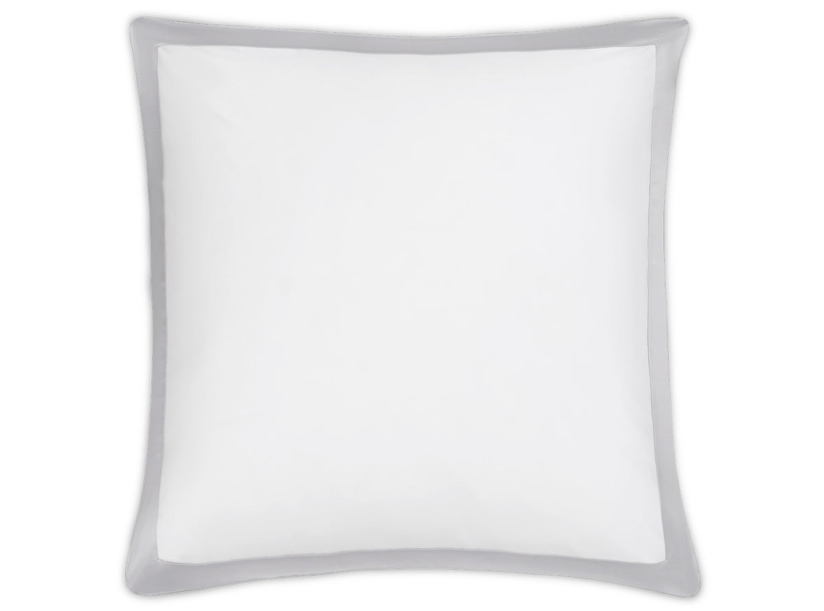 Euro Sham - Matouk Emory Pillow Sham in Dove at Fig Linens and Home