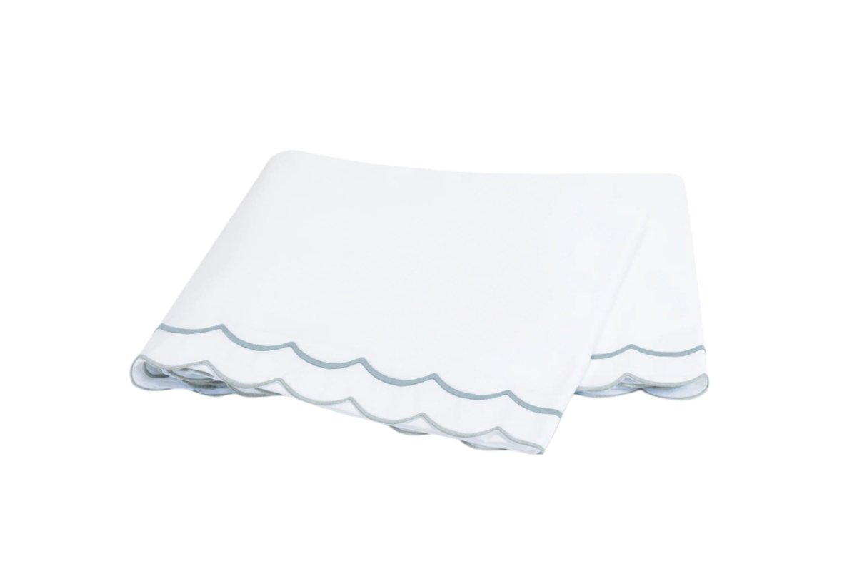 Matouk India Ceylon Pool Flat Sheet at Fig Linens and Home