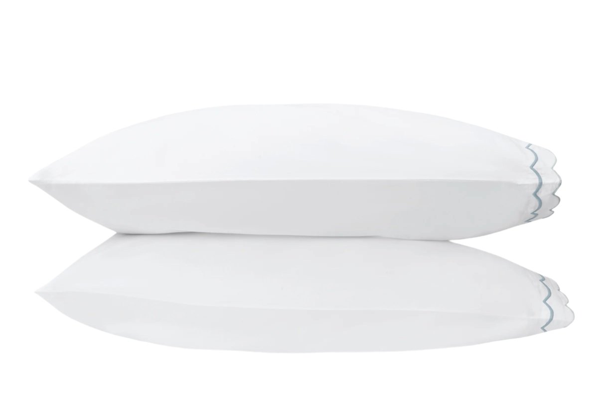 Matouk India Ceylon Pool Pillowcases at Fig Linens and Home