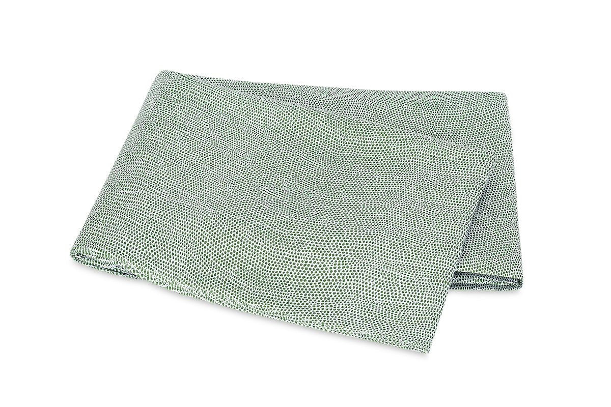 Matouk Jasper Flat Sheet at Fig Linens and Home Grass Green