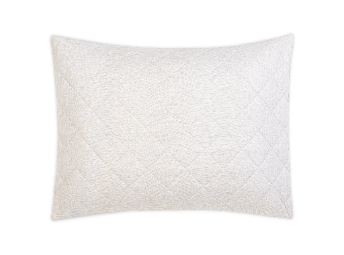 Matouk Jasper Quilted - Dune Quilted King Sham at Fig Linens and Home