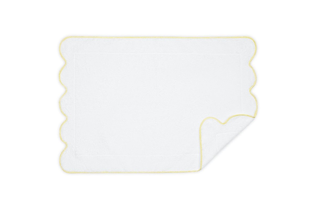 Jasper Tub Mat 24 x 36 Lemon | Matouk at Fig Linens and Home