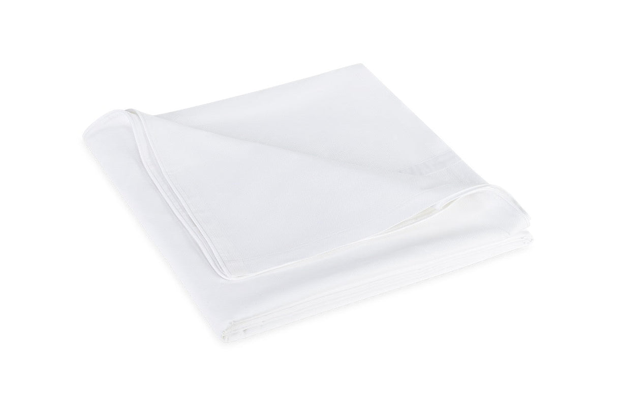 Matouk Louise Pique Full/Queen Coverlet 94 x 97 White - M173 at Fig Linens and Home