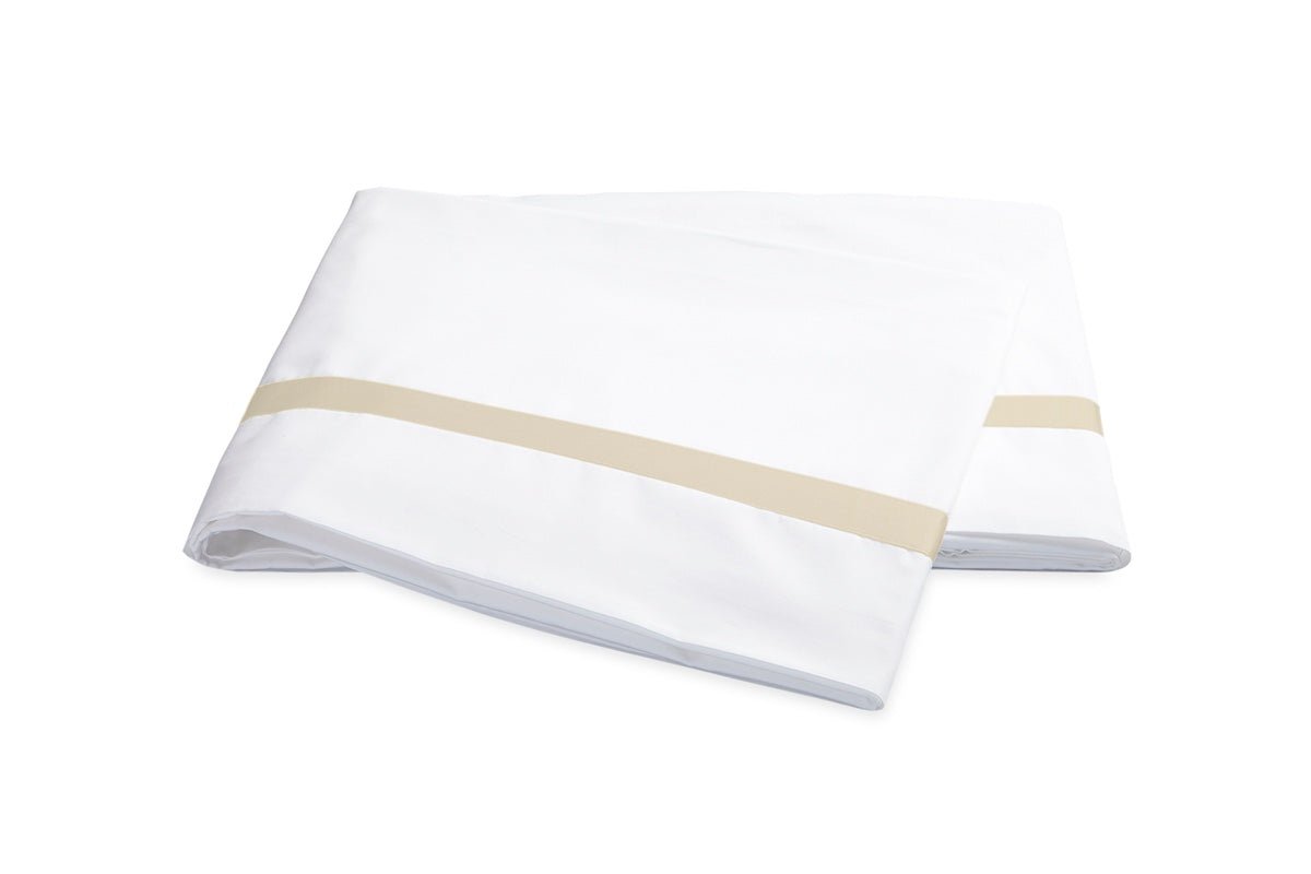 Matouk Bedding - Lowell Dune Flat Sheet at Fig Linens and Home