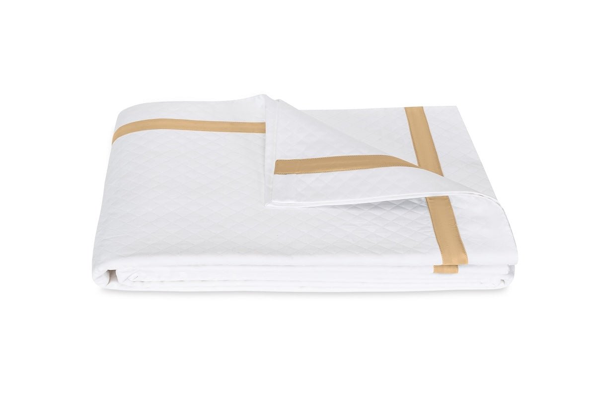 Matouk Matouk Lowell Matelassé Ambrosia - King Coverlet 112 x 97 Ambrosia at FIG LINENS AND HOME - 1