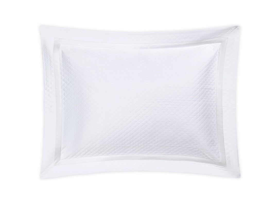 Matouk Matouk Lowell Matelassé Bone - King Sham 21 x 36 Bone at FIG LINENS AND HOME - 2