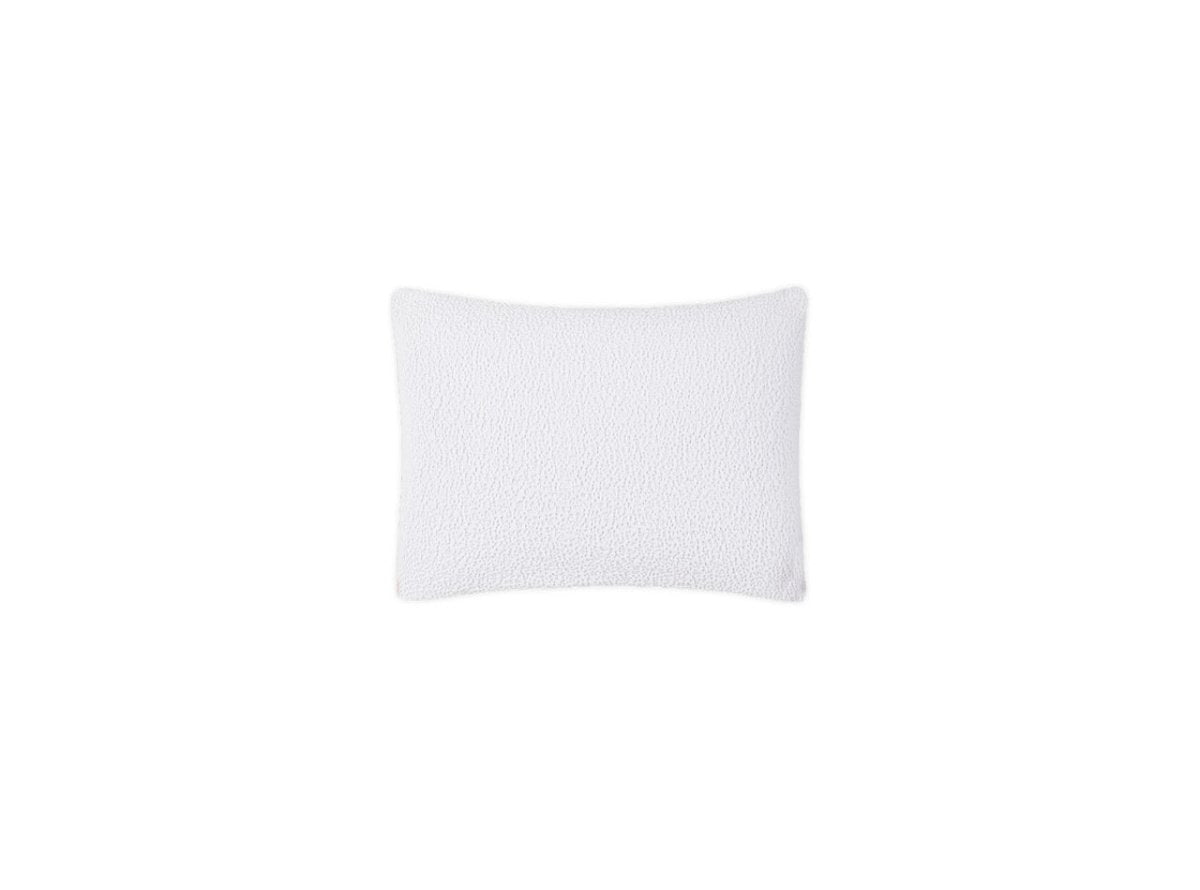 Matouk Malibu Boudoir Sham white at Fig Linens and Home