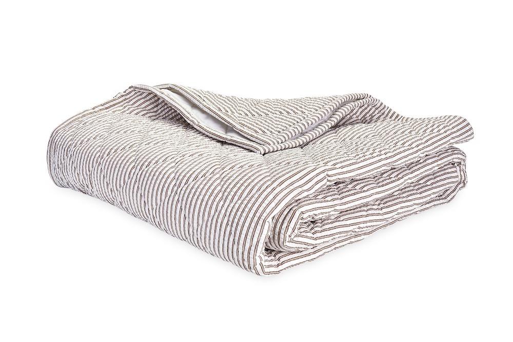 Matteo Bark Quilt | Matouk at Fig Linens and Home