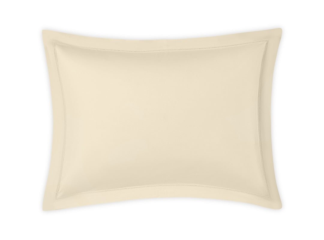 Matouk Milano Hemstitch Pillow Sham Fig Linens and Home - Color Dune